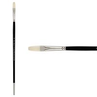 Creative Mark Pro-Stroke Premium White Hog Brush, Flat #4