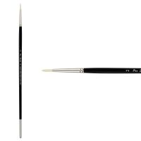 Creative Mark Pro-Stroke Premium White Hog Brush, Round #2