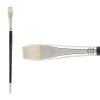 Creative Mark Pro-Stroke Premium White Hog Brush, Bright #10