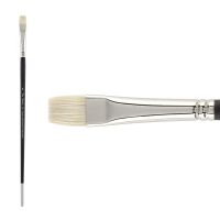 Creative Mark Pro-Stroke Premium White Hog Brush, Bright #6