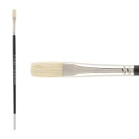 Creative Mark Pro-Stroke Premium White Hog Brush, Flat #4