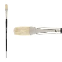 Creative Mark Pro-Stroke Premium White Hog Brush, Flat #8