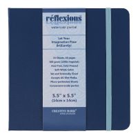 Reflexions Watercolor Journal 5.51X5.51In 140lb. Cold Press 48 Pages