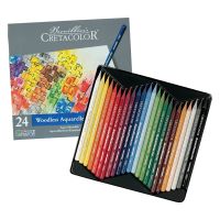 Cretacolor Aqua Monolith Colored Pencil Set of 24, Assorted Colors