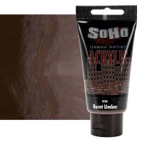 SoHo Urban Artists Heavy Body Acrylic - Burnt Umber, 75ml