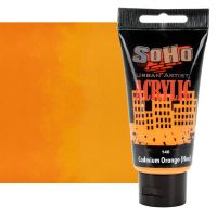 SoHo Urban Artists Heavy Body Acrylic - Cadmium Orange Hue, 75ml