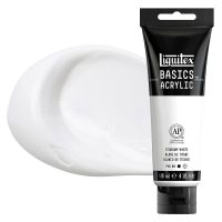 Liquitex Basics Acrylic Paint - Titanium White, 4oz Tube