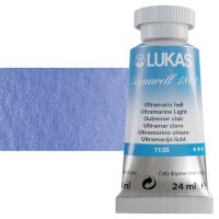 LUKAS Aquarell 1862 Watercolor - Ultramarine Blue Light, 24ml