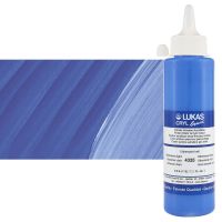 LUKAS Cryl Liquid Acrylic - Ultramarine Light, 250ml Bottle