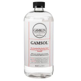 PACK OF 2] GAMBLIN GAMSOL ODORLESS MINERAL SPIRITS 16.9 OZ (500 ML