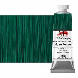 Michael Harding Oil Color - Aqua Green, 40ml Tube | Jerry's Artarama