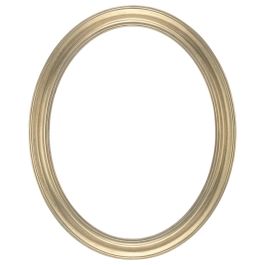 Ambiance Oval Frame - Champagne Silver, 16"x20" | Jerry's Artarama