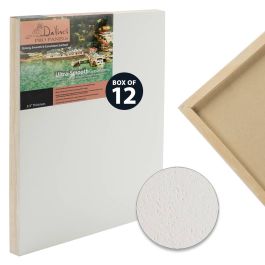 Da Vinci Pro Ultra Smooth Wood Canvas Gesso Board - 2 Deep, 5x5 Single White Acrylic Polymer Gesso Panels for Painting Fine Portraits and Ultra Fine Detail Illustrations and Artwork
