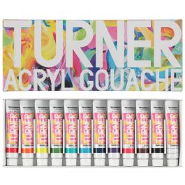Turner Acryl Gouache Set Yusuke Nakamura n.2 - 12 assorted 11ml tubes of acryl  gouache - Schleiper - e-shop express