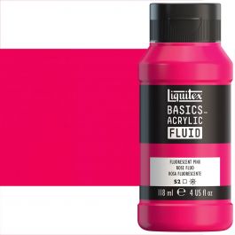 Liquitex Professional Acrylic Ink - Fluorescent Pink, 1oz (30ml) Jar, Lightfast Artist Quality - View #7