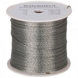1/4 LB HARDWARE SAMPLE # 2 BRAIDED PICTURE HANGING WIRE 1500 FT SPOOL 12 LBS 