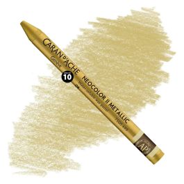 Caran d'Ache Neocolor II Water-Soluble Wax Pastels - Gold, No. 499