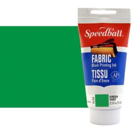 Fabric Block Printing Ink 2.5 oz - Green | Jerry's Artarama