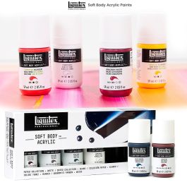 Liquitex Soft Body Acrylic Essential Colors, Set of 12