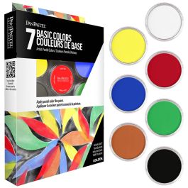 PanPastel® Artists' Pastels - Basic Colors Kit, Set of 7 with Palette ...