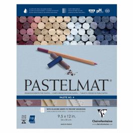 Pastelmat Pad Palette No. 1 - Assorted Colors, 24 x 30 cm (12-Sheets)