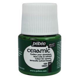 Pebeo Ceramic Color Green 45 ml | Jerry's Artarama