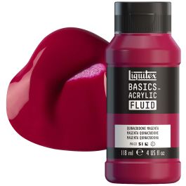Liquitex Basics Fluid Acrylic - Quinacridone Magenta, 4oz Bottle