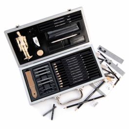 66pc Royal Brush Essentials Beginner Sketching Wood Box Set