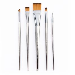 Royal Zen Series 73 Synthetic Short Handle #734 Brush Set of 5