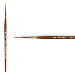 Pennello Per Acquerello Raphael Precision Serie 8504 - Punta Tonda, Misura 0, Manico Corto, Fibra Sintetica - Foto 3