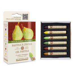 Sennelier Oil Pastels Cardboard Box Set Pears Duo (Set of 6
