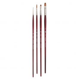 Princeton Velvetouch Synthetic Long Handle Series 3900 Brush Set