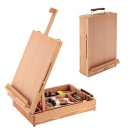 SoHo Sketch Box And Table Easel Oiled Beechwood | Jerry's Artarama