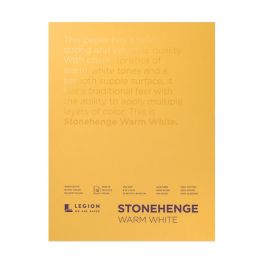 Stonehenge Paper 15 Sheet Pad 9x12 - White