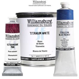 Williamsburg Handmade Safflower Oil Color 37ml Tube - Flake White