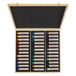 Sennelier Oil Pastels Wood Box Set Assorted Colors, La Grande (Set