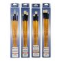 Mimik Hog Professional Synthetic Bristle Brush, Mixed Set of 14 