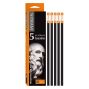 Nitram Académie Fusains HB (Medium), Pack of 5