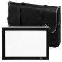 Acurit Large LED Light Tablet + Creativo Storage Bag (20" x 25" x 3)