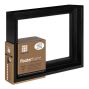 Ampersand Bold Face, Black 11"x14" Floater Frame, 7/8" Deep