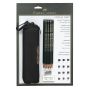 Faber-Castell 9000 Artist Graphite Pencil Drawing Set 2H - 8B (15-Pieces)