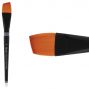 Beste Finest Golden Taklon Hair Brush Angular 1"