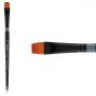 Beste Finest Golden Taklon Hair Brush Chisel Brush #12, 12 mm