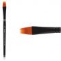 Beste Finest Golden Taklon Hair Brush Filbert Rake Brush 1/2"