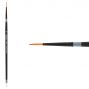 Beste Golden Taklon Hair Liner Brush #0, 1 mm