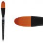 Beste Finest Golden Taklon Hair Brush Oval Wash 1"
