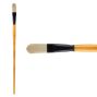 Mimik Hog Professional Synthetic Bristle Brush, Filbert Size #10  
