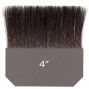 Gilders Tip Natural Squirrel Brush Single Thick 4 Inch