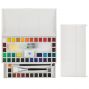 Marie's Professional Watercolor Half-Pan Set of 48 w/ Brushes & Accessories