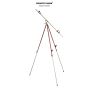 Napoli Easel with Carrying Case - Red